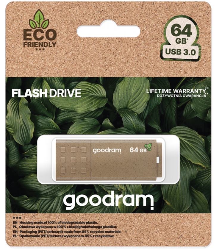 Pendrive Goodram USB 3.0 64GB ECO FRIENDLY