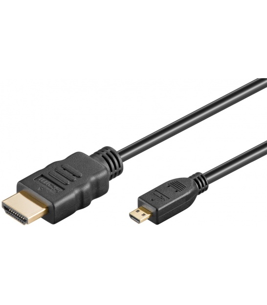 Kabel HDMI micro / HDMI 2.0 Ethernet 3m Goobay