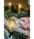 10 bezprzewodowych świec LED do choinek świątecznych
