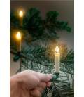 20 bezprzewodowych świec LED do choinek świątecznych