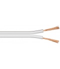 Kabel głośnikowy biały Cu 2x0,5mm2 rolka 100m