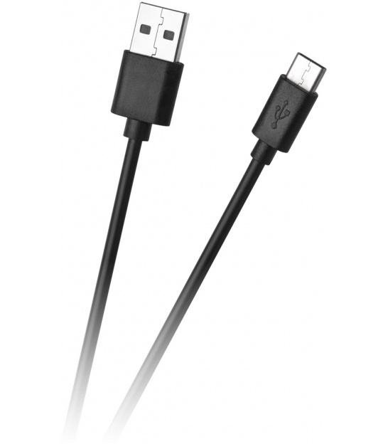 Kabel USB - USB typu C 1m Czarny