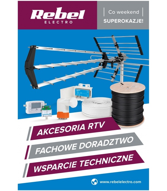 Plakat Rebel Electro - Akcesoria RTV