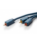 Kabel Y 1xRCA - 2xRCA do subwoofera 15m Clicktronic Casual