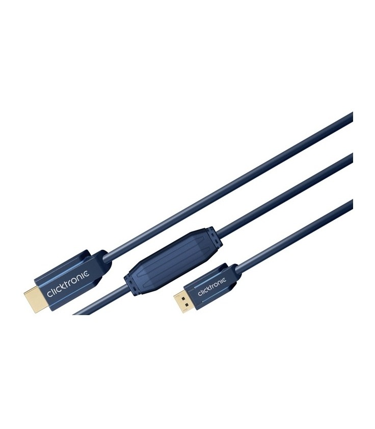 Kabel DisplayPort - HDMI 5m Clicktronic
