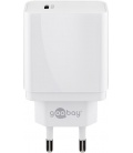 USB-C PD (Power Delivery) Fast charger (25W) white - suitable for devices with USB-C (Power Delivery), such as Samsung Galaxy S2