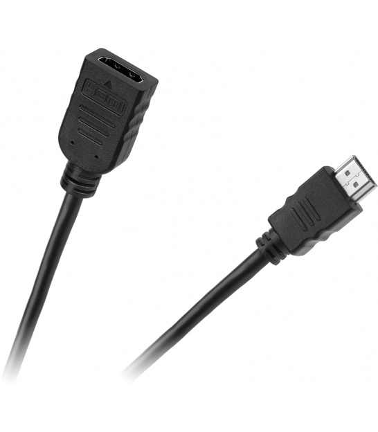 Kabel połączeniowy HDMI wtyk - HDMI gniazdo 0.5m