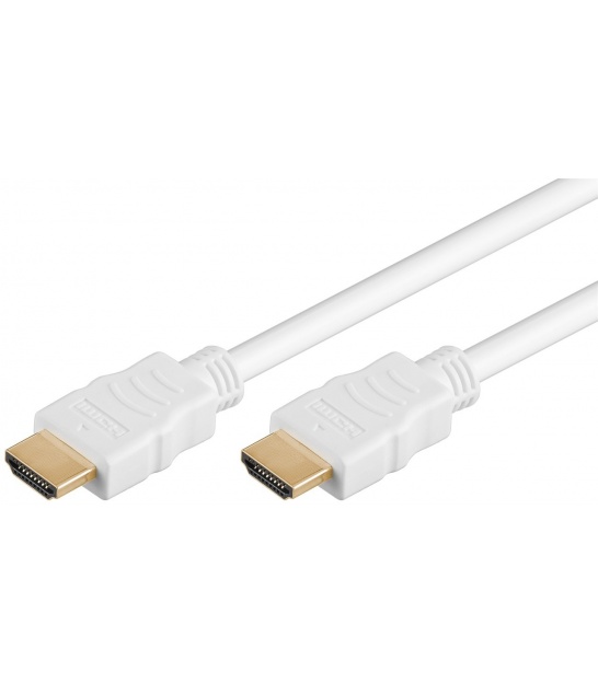Kabel HDMI / HDMI 1.4 2m biały Goobay