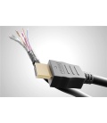Kabel HDMI / HDMI 2.0 Ethernet 2m (kątowy wtyk 270°) Goobay