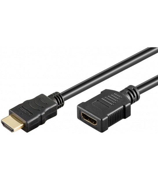 Kabel (przedłużacz) HDMI / HDMI 2.0 gniazdo 1m Goobay