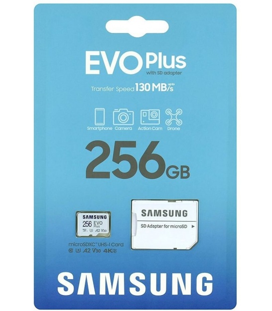 Karta microSD SAMSUNG 256GB + adapter U3 MB-MC256KA/EU