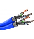 Kabel instalacyjny CAT 7A+ DRUT S/FTP LSZH DUPLEX 500m