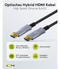 Kabel (światłowodowy) HDMI / HDMI 100m Goobay 2.1 8K