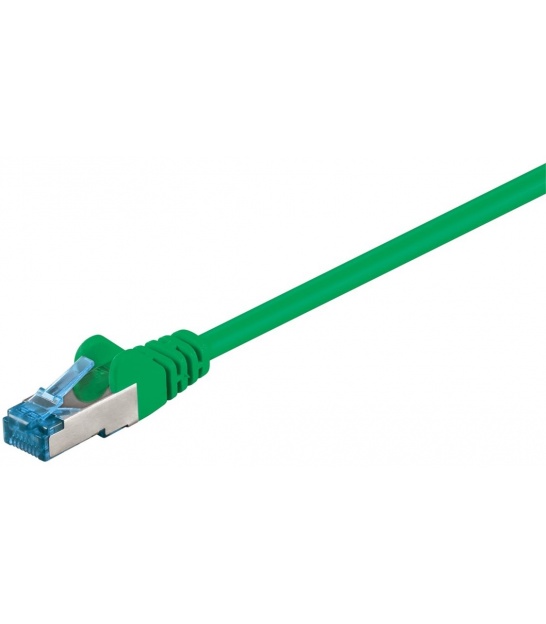 Kabel patchcord CAT 6a S/FTP 50m Cu zielony